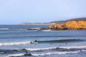 Torquay back beach point